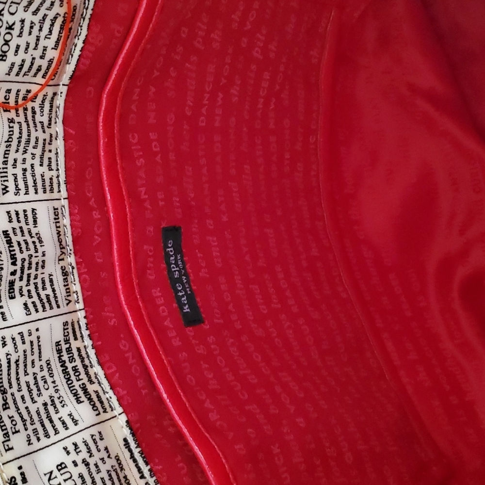 Kate Spade Shopper Plastic Bag Newspaper - Picture 3 of 3